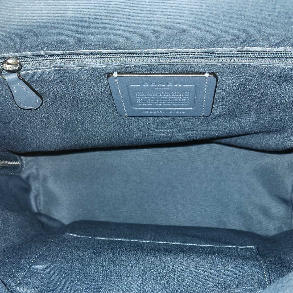 Coach Blue Backpack Set - Picture 4 of 5